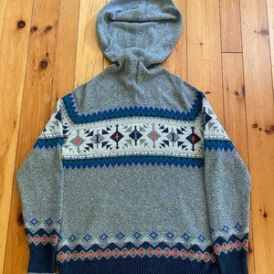Grey Pattern American Eagle Hoodie
